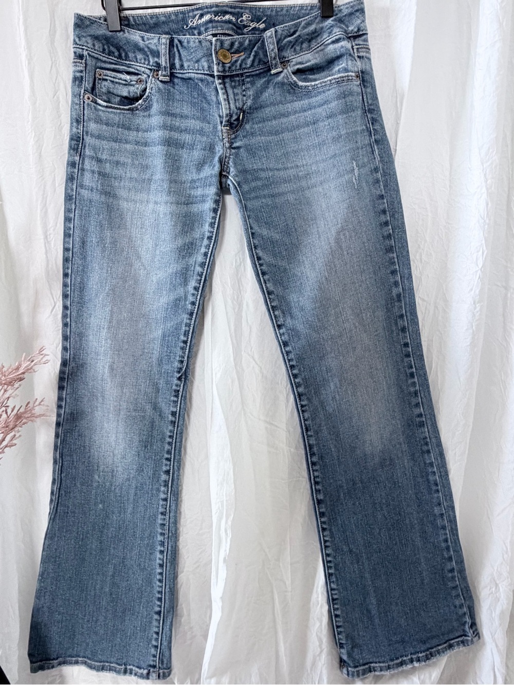 Vintage American Eagle Outfitters Super Low Rise Favorite Boyfriend Jeans - Picture 2 of 11